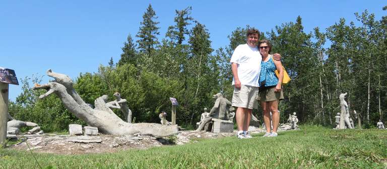 Grahamdale - Armand Lemiez Folk Art Statues