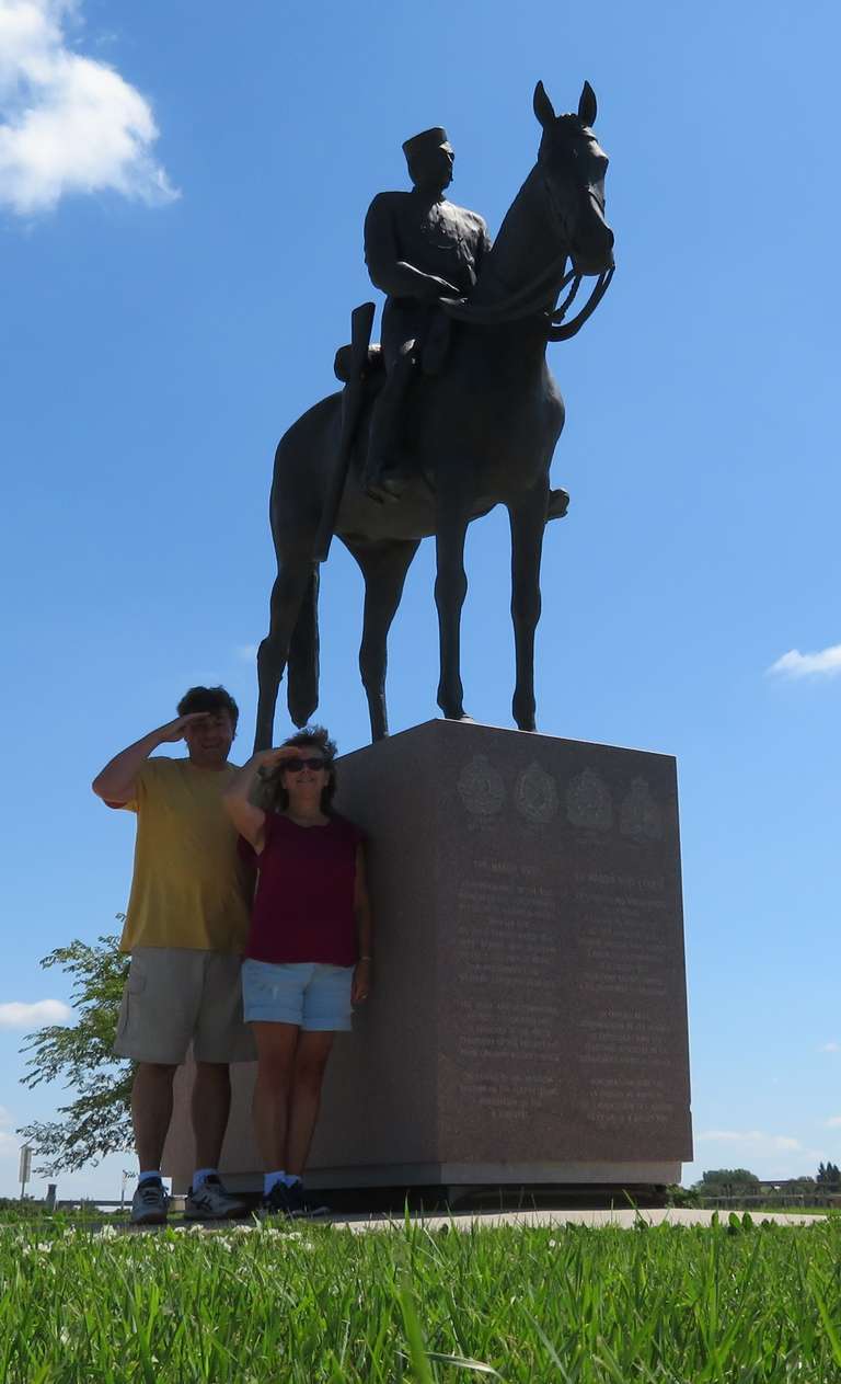 Emerson - RCMP March West Statue