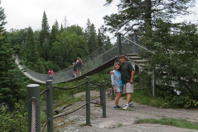 Pinawa - Suspension Bridge