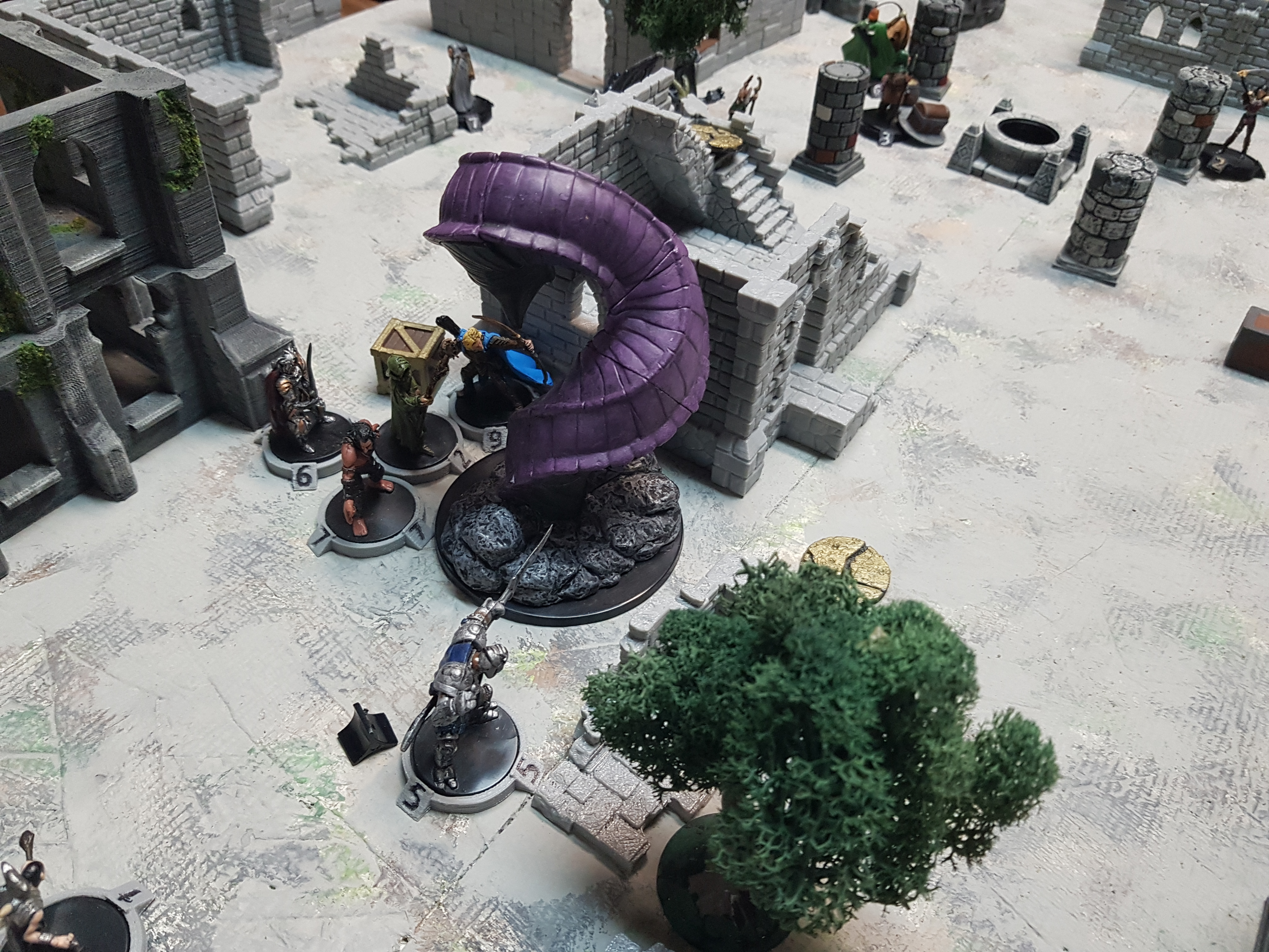 Norm getting acquainted with the Giant Worm.