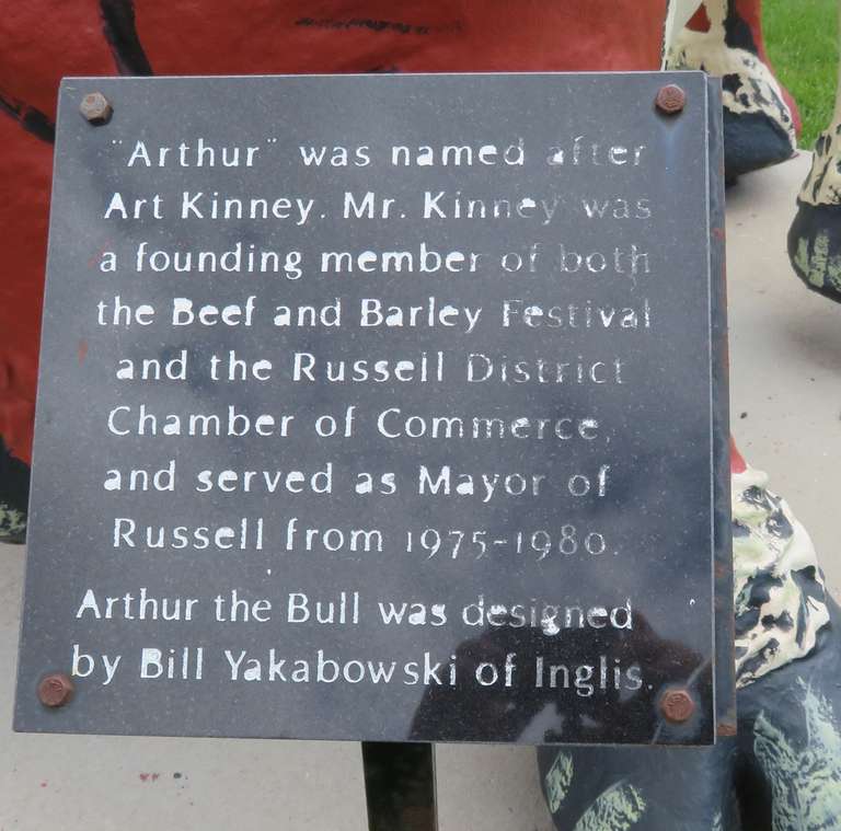 Russell - Arthur the Bull Plaque