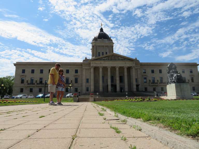 Winnipeg - The Provincial Legislature Grounds.