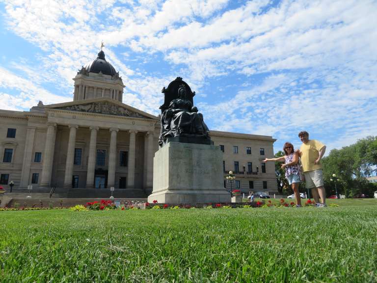 Winnipeg - The Provincial Legislature Grounds.