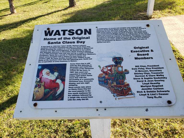 Giant Santa Plaque - Watson SK.
