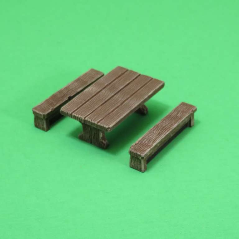 Hirst Arts - Mold #59 - Table and Bench