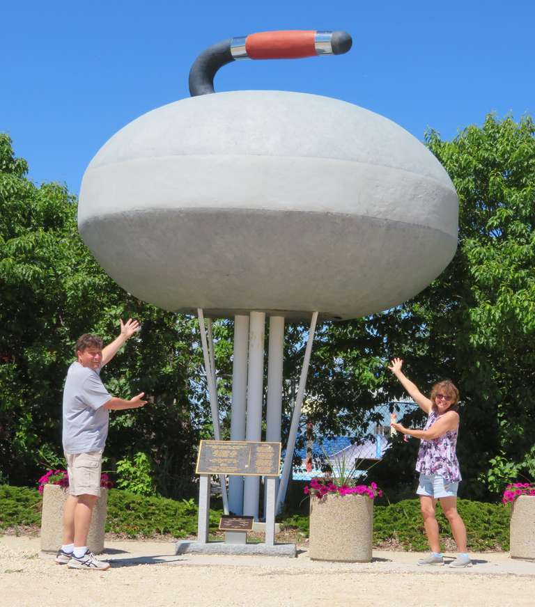 Arborg - Giant Curling Rock