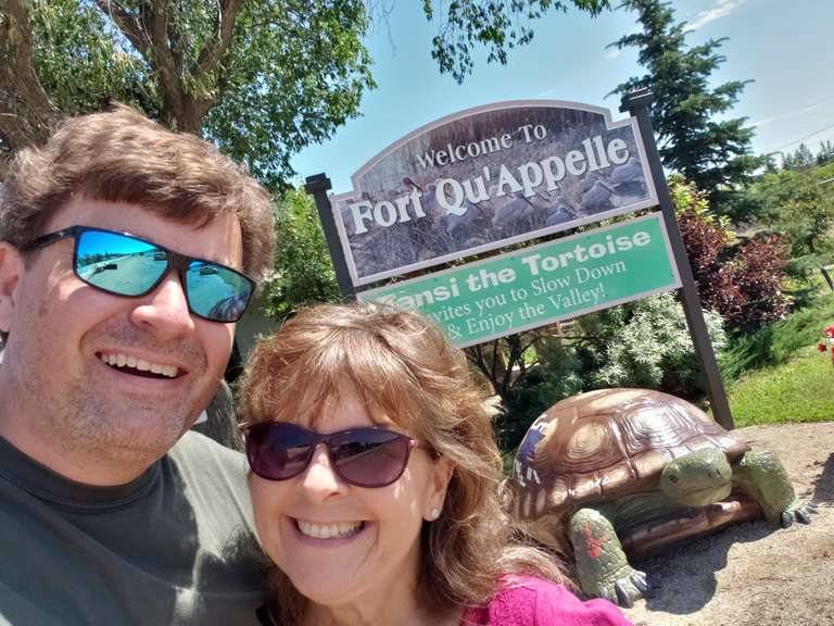 Tansi the Tortoise - Fort Qu'Appelle, SK.
