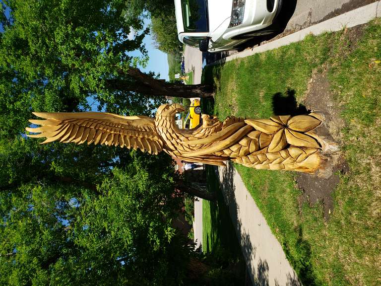 Wood Carviings - Fort Qu'Appelle, SK.