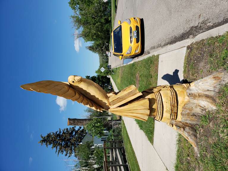 Wood Carviings - Fort Qu'Appelle, SK.