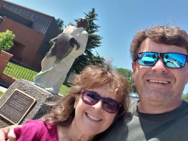 Praying Indian - Fort Qu'Appelle, SK.