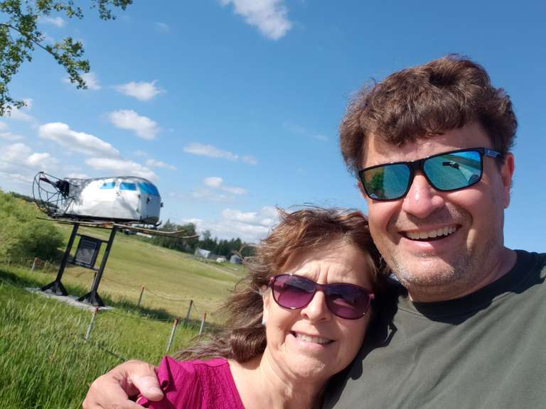 Snow Plane - Spy Hill, SK.