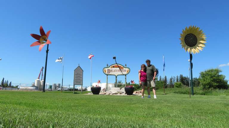 Lily and Sunflower - Balcarres, SK.