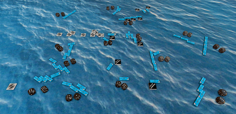 Right in the thick of battle, turn 8.