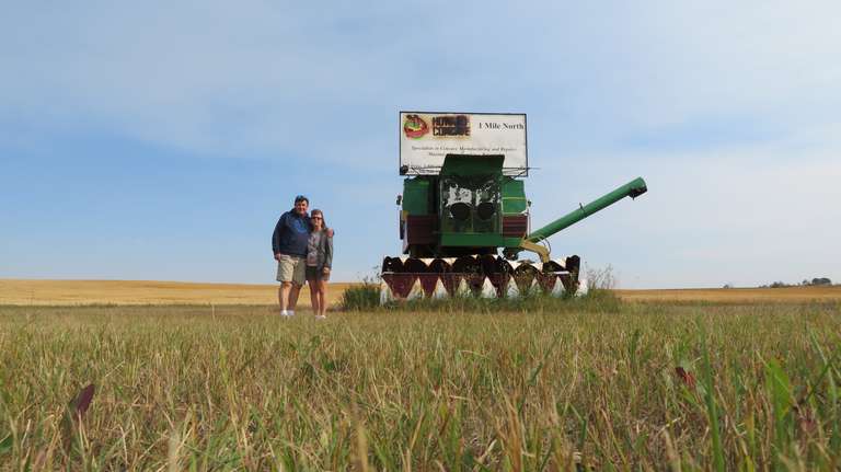 Angry Combine - Biggar, SK.