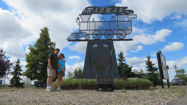 Train Sign - Warman, SK.