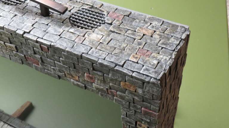 Stone Work and Grill Closeup