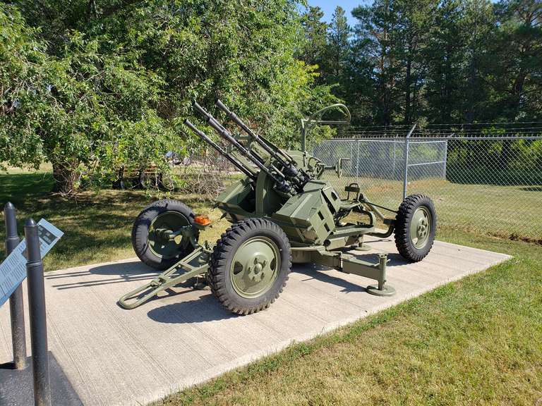 ZPU4 Soviet Anti-Aircraft Gun