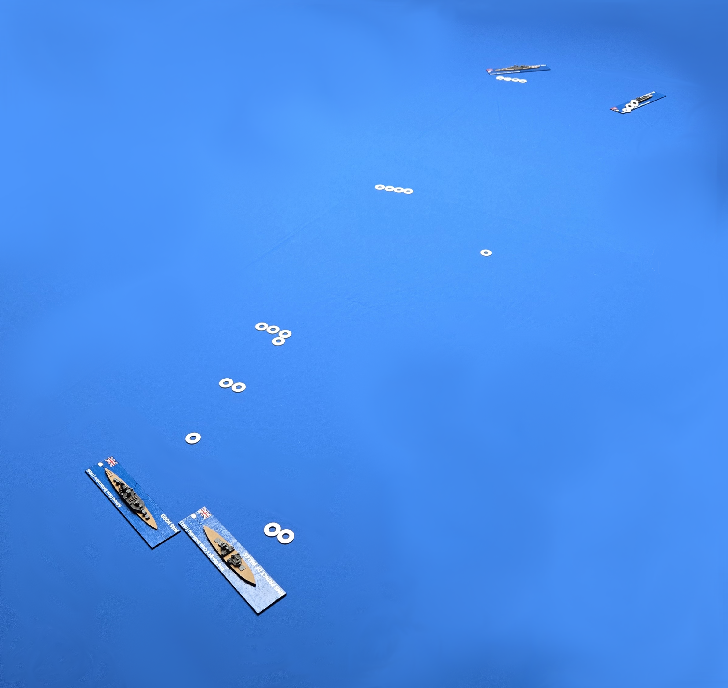 First hits on the Prinz Eugen