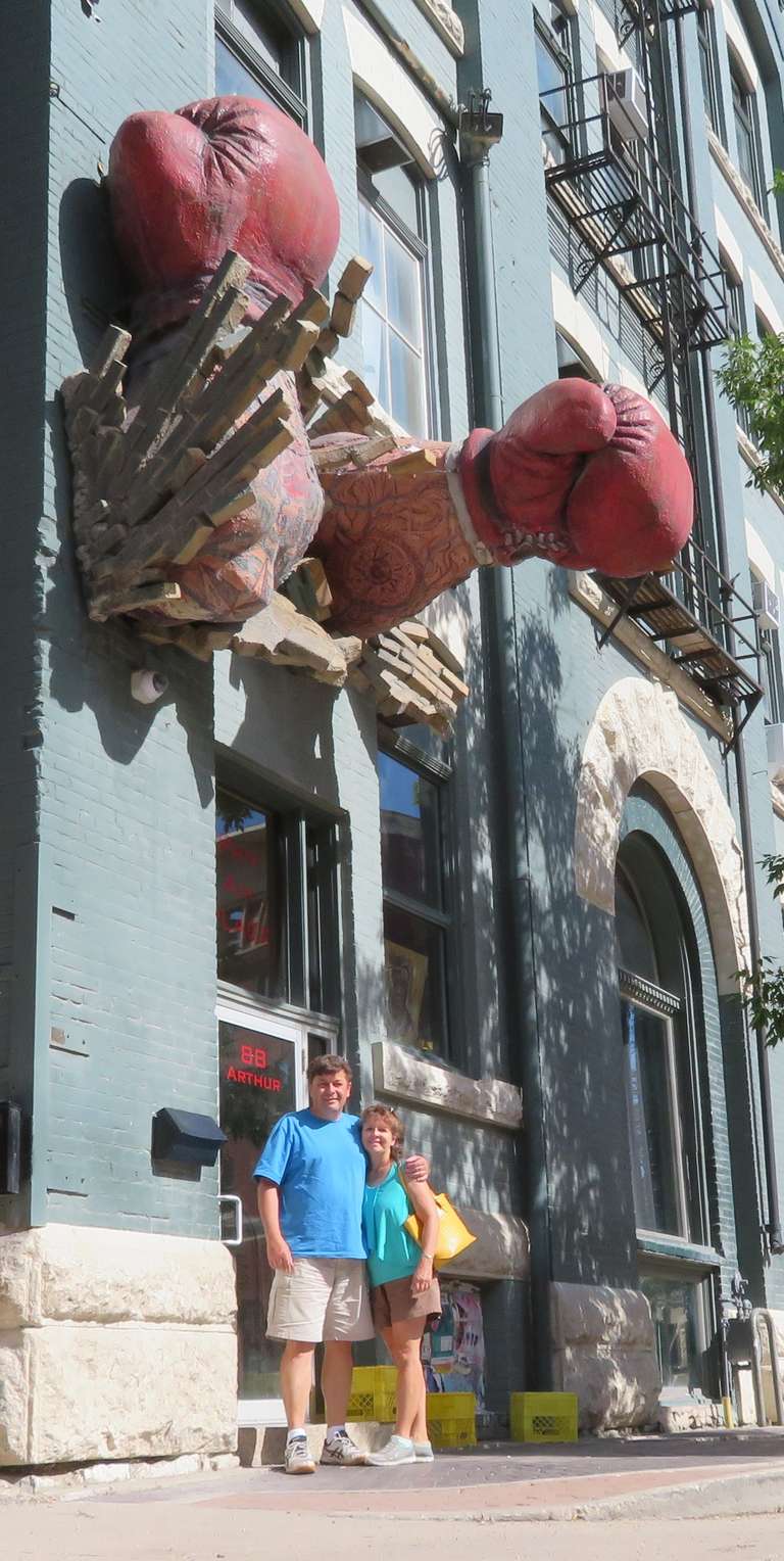 Winnipeg - Boxing Gloves on Arthur St