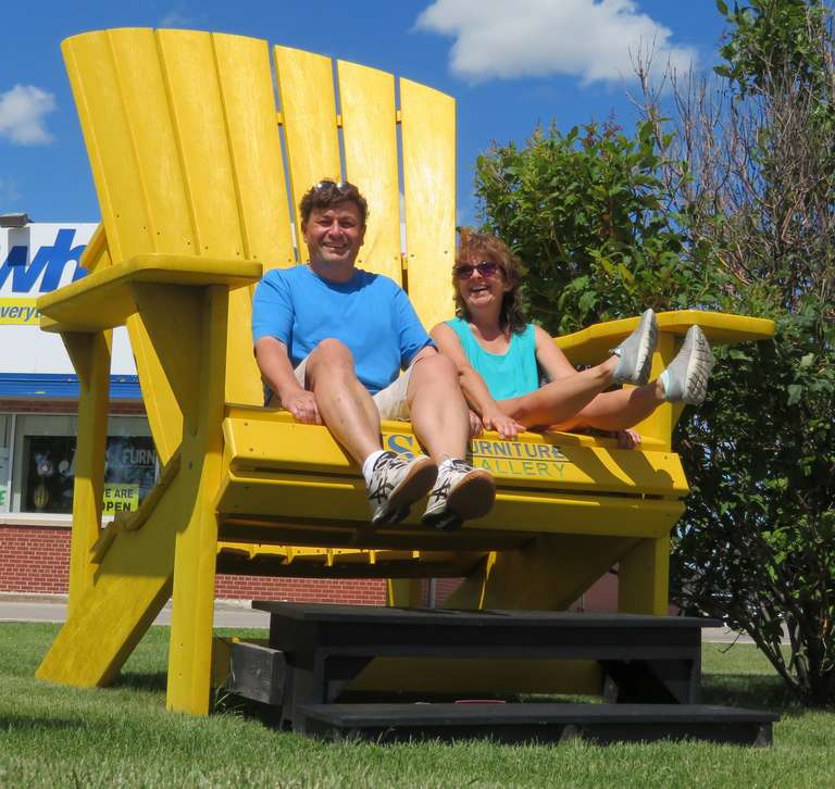 Winnipeg - Muskoka Chair on Ellice Ave